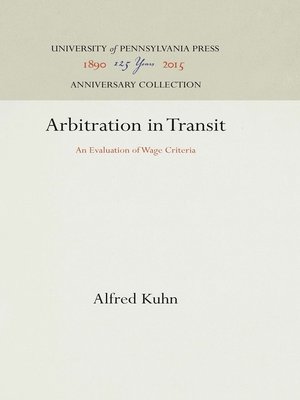 cover image of Arbitration in Transit